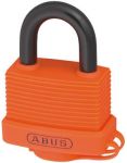 Product image for ORANGE NON-SPARK ALUMINIUM PADLOCK