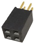 Product image for RECEPTACLE 2.54MM VERTICAL 2+2WAY