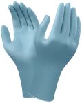 Product image for TNT 92-670 BLUE NITRILE GLOVE,SMALL