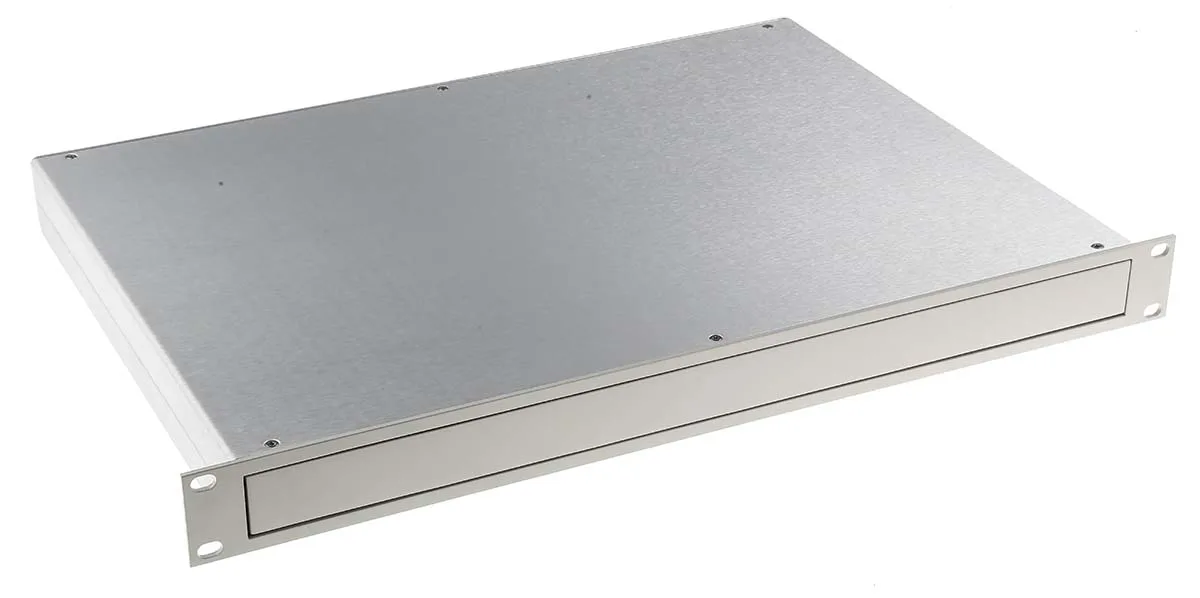 Product image for Aluminium front mounted drawer,1U