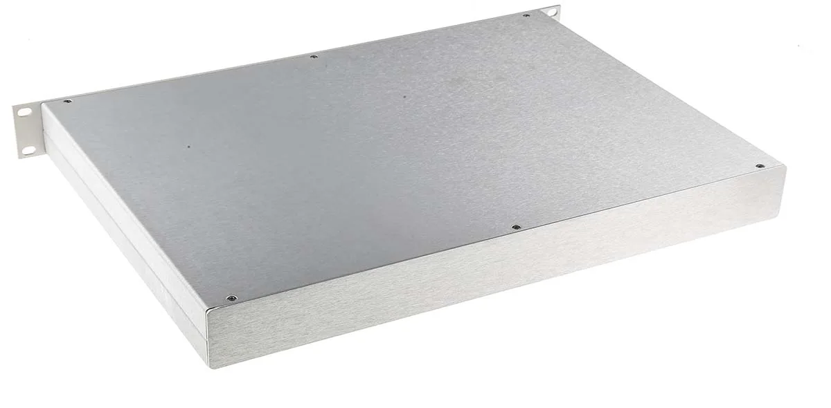 Product image for Aluminium front mounted drawer,1U