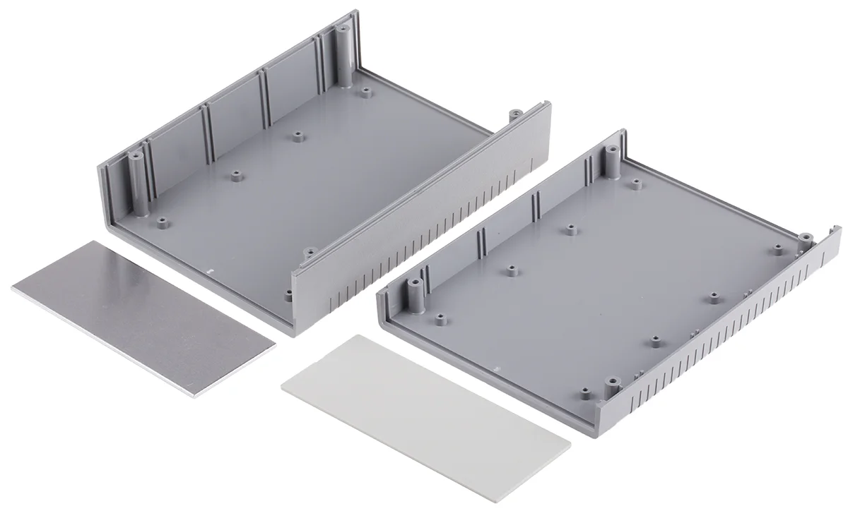 Product image for 2 PART GREY INSTRUMENT CASE 190X138X60MM