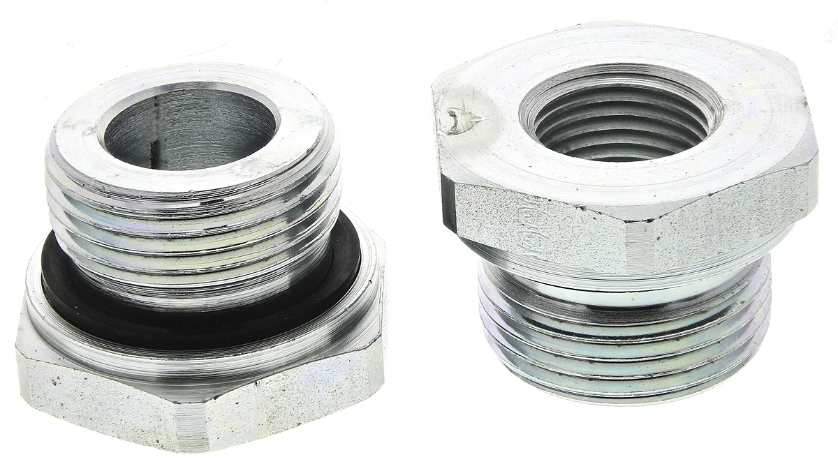 Product image for G1 x G1/2in BSPP M-F ZnPt steel reducer
