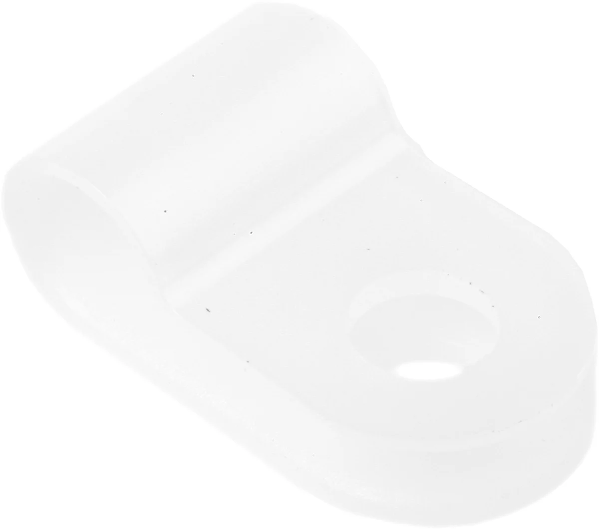 Product image for Natural Nylon P-clip, 5mm Bundle Dia