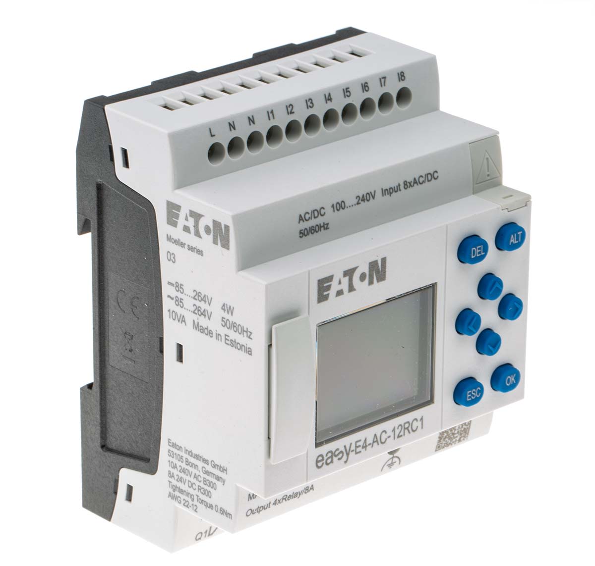 Easy-e4-AC-12rc1 программируемое реле. Программируемое реле easy-e4-UC-12rc1. Eaton easy e4 AC 12rc1. Moeller easy-e4-AC-12rc1.