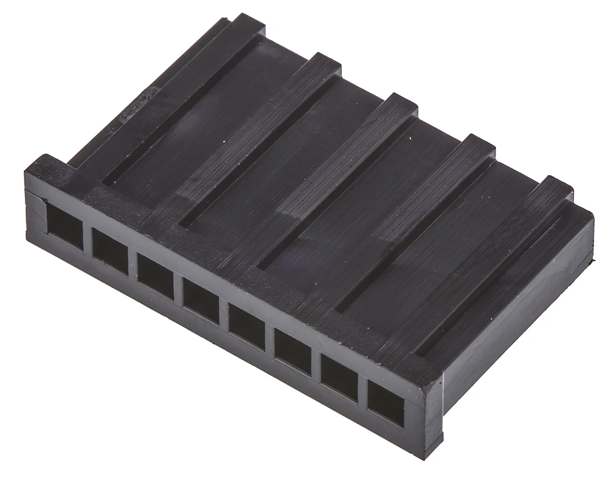 Product image for 8 WAY 1 ROW MODU CRIMP SOCKET SHELL