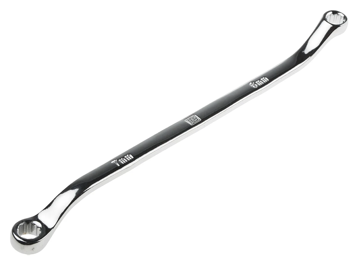 Product image for Steel ring spanner,6x7mm