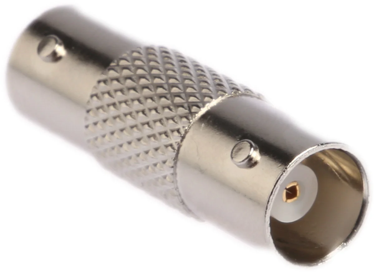 Product image for BNC Ni-pl jack to jack adaptor, 50 ohm