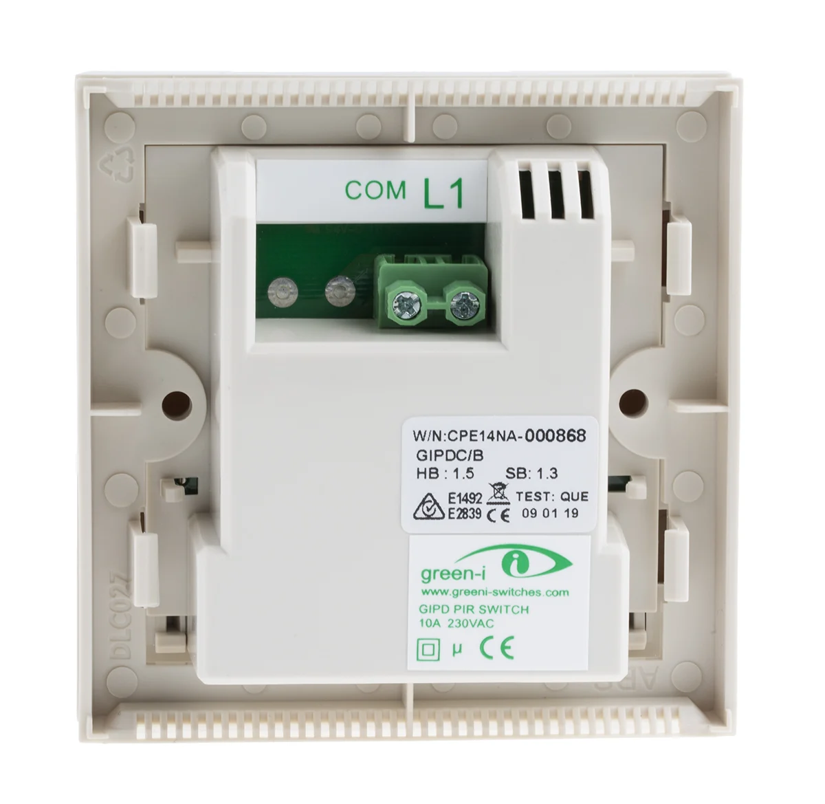Product image for MOVEMENT SENSOR WALL SWITCH