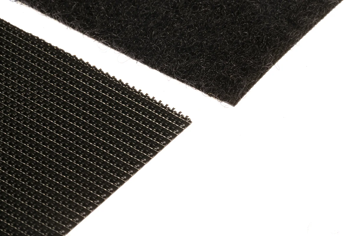 Product image for Black HD stick on strip,100x50mm