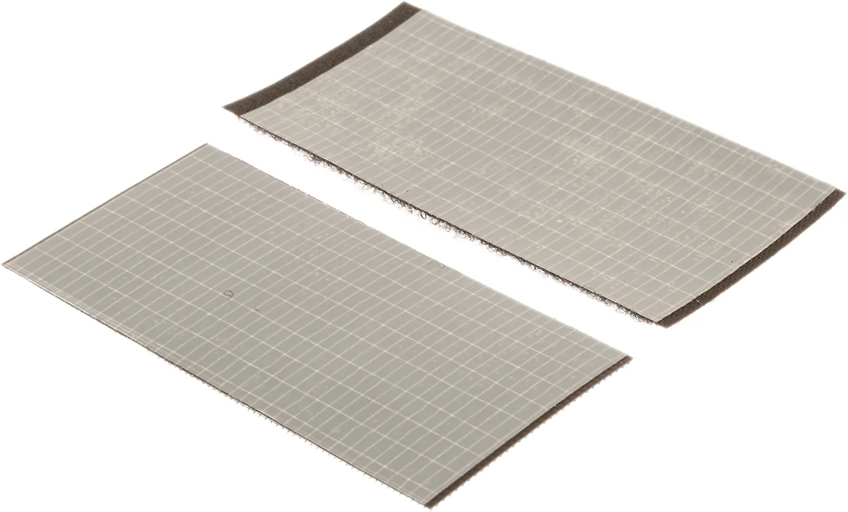 Product image for Black HD stick on strip,100x50mm
