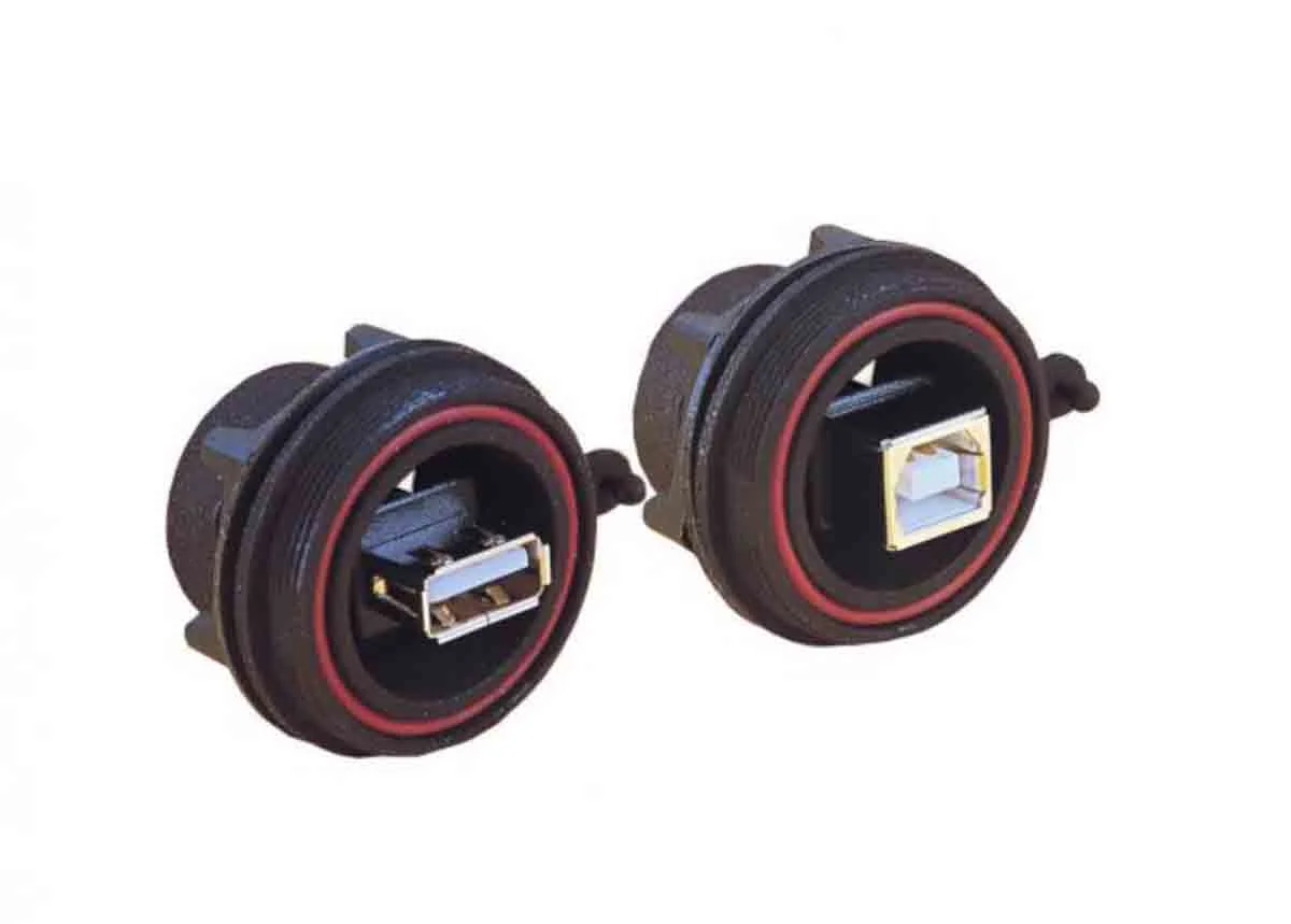 Product image for IP68 A TYPE USB PANEL MOUNT SOCKET