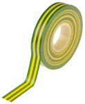 Product image for Advance Tapes AT7 Green/Yellow PVC Electrical Tape, 12mm x 20m