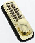 Product image for Brass Mechanical Polished Code Lock