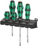 Product image for Wera Combination Pozidriv, Slotted Screwdriver Set 7 Piece