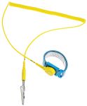 Product image for 10mm stud-banana adj wrist band/cord set