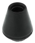 Product image for Black rubber protective chair tip