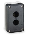 Product image for Push Button Enclosure Plastic 2 cut-outs