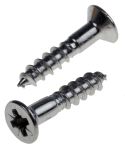 Product image for Cross csk head woodscrew,No.8x3/4in