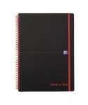 Product image for BLACK N RED NOTEBOOK A4W/BND PP ELASTIC