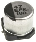 Product image for Ecap 47uF 25V E case