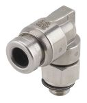 Product image for Male Elbow Connector Fitting, 1/4 Inch