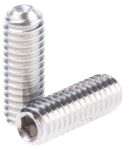 Product image for A4 s/steel hex socket set screw,M4x12mm