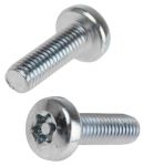 Product image for ZnPt steel tamperproof screw,M6x20mm