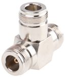 Product image for RS Nseries NiPt jack/jack/jack T adaptor