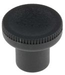 Product image for Thermoplastic push/pull knob,25mm,M6,F