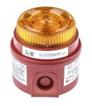 Product image for e2s IS-mB1 Amber LED Beacon, 24 V dc, Flashing, Surface Mount