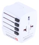 Product image for UNIVERSAL TRAVEL ADAPTOR + USB CHARGER