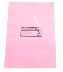 Product image for Antistatic pink bag,100x155mm