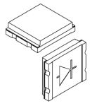 Product image for PHOTODIODE PIN CHIP 940NM 4-PIN