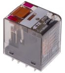 Product image for 4PDT PLUG-IN RELAY,6A 115VAC COIL