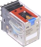 Product image for Plug-in Relay, LED, 14 pin 4PDT 5A 24VDC