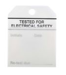 Product image for Equipment tag 'TESTED FOR ELEC SAFETY'