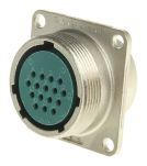 Product image for 16 WAY SKT CIRC CONN PANEL MT S.S 21