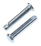 Product image for ZnPt MS clevis pin,3/16 dia 1in L