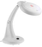 Product image for RS PRO Magnifying Lamp with Integral Base, 3dioptre, 100mm Lens Dia., 100mm Lens