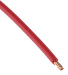 Product image for Red ACW high temp. wire,0.5sq.mm100m