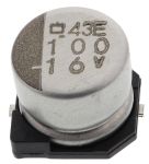 Product image for AL SMD CAPACITOR SERIES MVE 16V 100UF