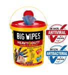 Product image for Big Wipes Wet Multi-Purpose Wipes for Heavy Duty Cleaning Use, Bucket of 240