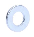 Product image for Zinc plated steel plain washer,M8