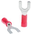 Product image for Spade terminal, PLASTI-GRIP, red, M4