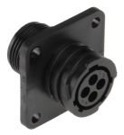 Product image for 4way socket contact fixed receptacle,13A