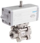 Product image for Festo Pneumatic 2 port Actuated Ball Valve - Single Acting