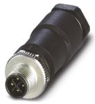 Product image for CONNECTOR,4W PLUG, STRAIGHTLINK:M12