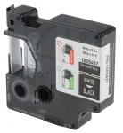 Product image for RHINO 9MM VINYL WHITE ON BLACK