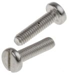 Product image for A2 s/steel slot pan head screw,M2.5x10mm